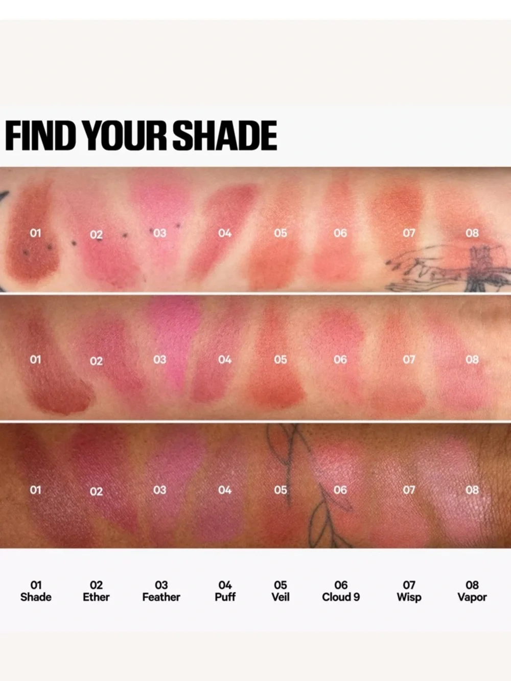 MILK MAKEUP Lip + Cheek Cream Blush Stick and Lip Color (Blurred Finish)
